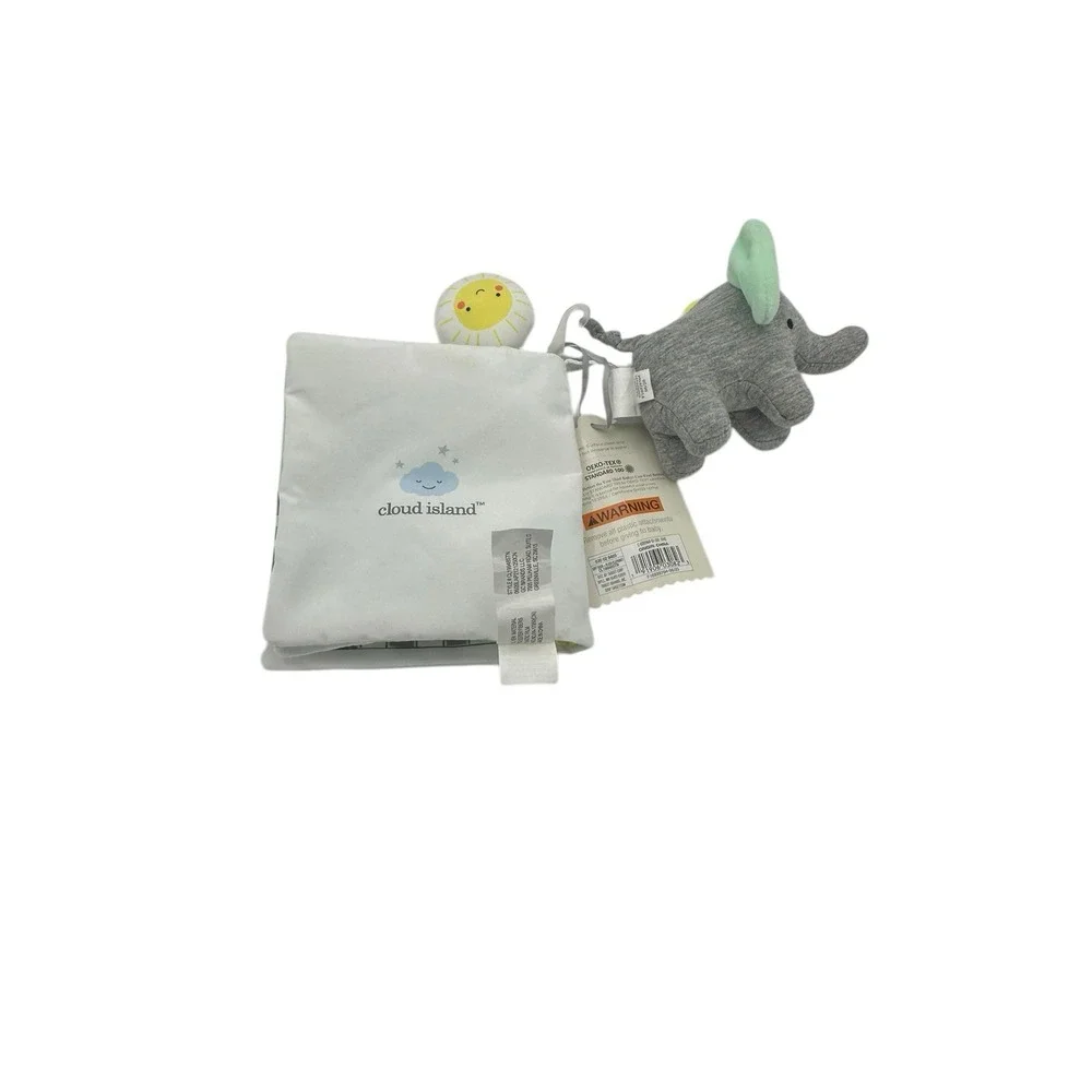 Cloud Island Soft‎ Book and Mini Plush Set Elephant Toy
